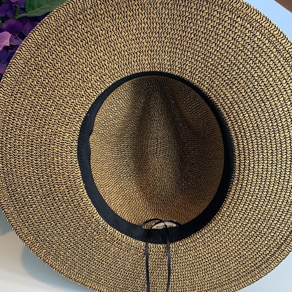 🔥 Bestseller🔥Duo Tone Panama Hat With Wood Bead Detail - Picture 5 of 5